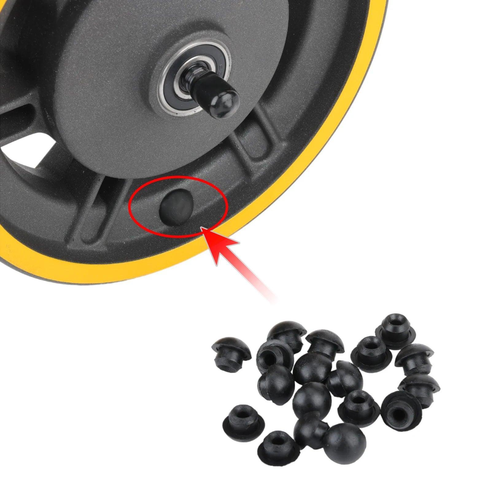 Solid Tire Wheel Hub Cap Rubber Plug for Xiaomi M365 Pro 1S Mi3