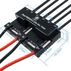 FLIPSKY Brushless DC Motor Speed Controller Dual FSESC6.9 100A Base on