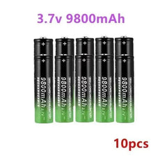 New 18650 Li-Ion battery 9800mah rechargeable battery 3.7V for LED