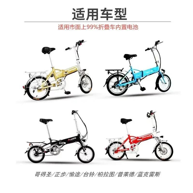 Ebike 48V Battery 20Ah 12.8Ah Folding Built-in Electric Bike Battery