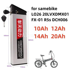 Ebike 48V Battery 20Ah 12.8Ah Folding Built-in Electric Bike Battery