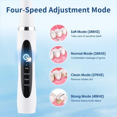 Electric Dental Calculus Scaler Remover Ultrasonic Teeth Cleaner