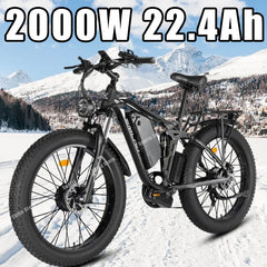 Ebike Smlro V3 Pro 48V22.4AH 2000W Dual Motor Electric Bicycle 26*4.0