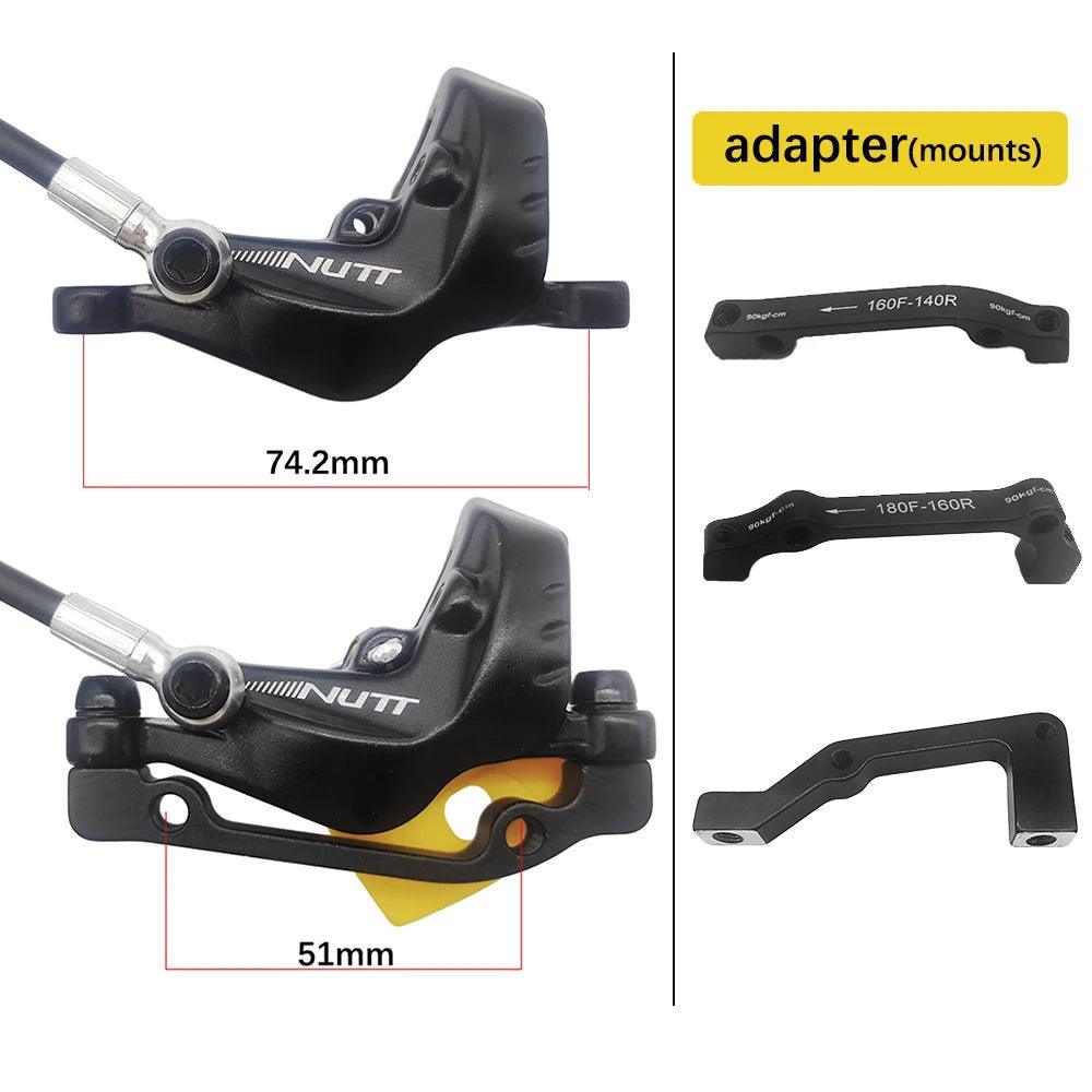 NUTT 4 Piston Y-5 Electric E-Bike Scooter Disc Brake Hydraulic Bicycle
