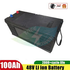 Lithium Ion Battery 48V 100AH Li Ion Battery With BMS for 4000W