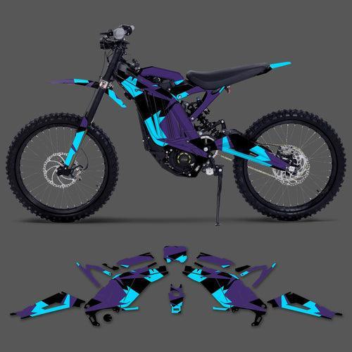 PowerZone Custom Team Graphics Background Stickers Kits For Surron
