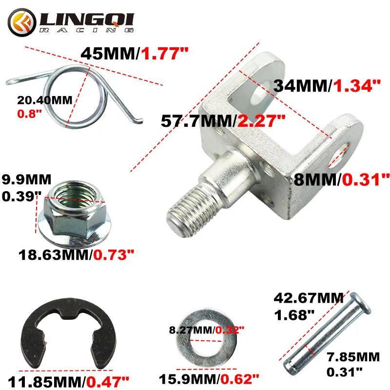 LESQUE Motorbike Aluminum Foot Pedal Connection Bracket  For SURRON