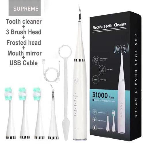 Electric Dental Calculus Scaler Remover Ultrasonic Teeth Cleaner
