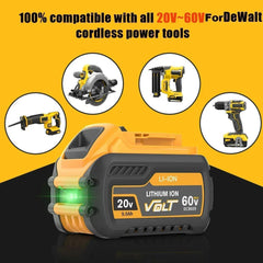 Replacement Battery For DeWalt 20V/60V MAX Li-ion Battery For DeWalt