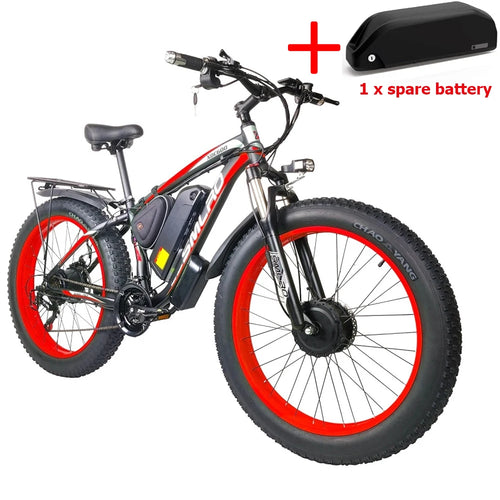 SMLRO XDC600 Dual Motors 48V 22.4AH 2000W 26" E-bike