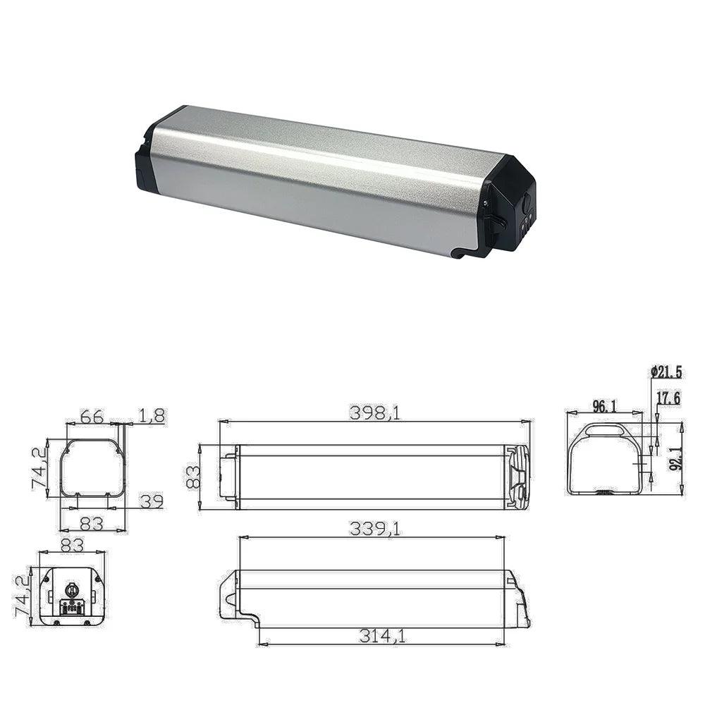 likesmilebike 36V 48V Intergrated Li-ion Batteries 15Ah 17.5Ah 21Ah