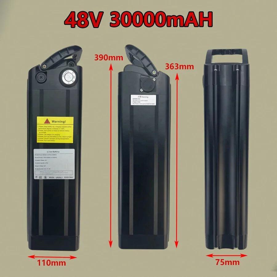 48V 30000mAh lithium-ion battery pack 20Ah suitable for silver fish