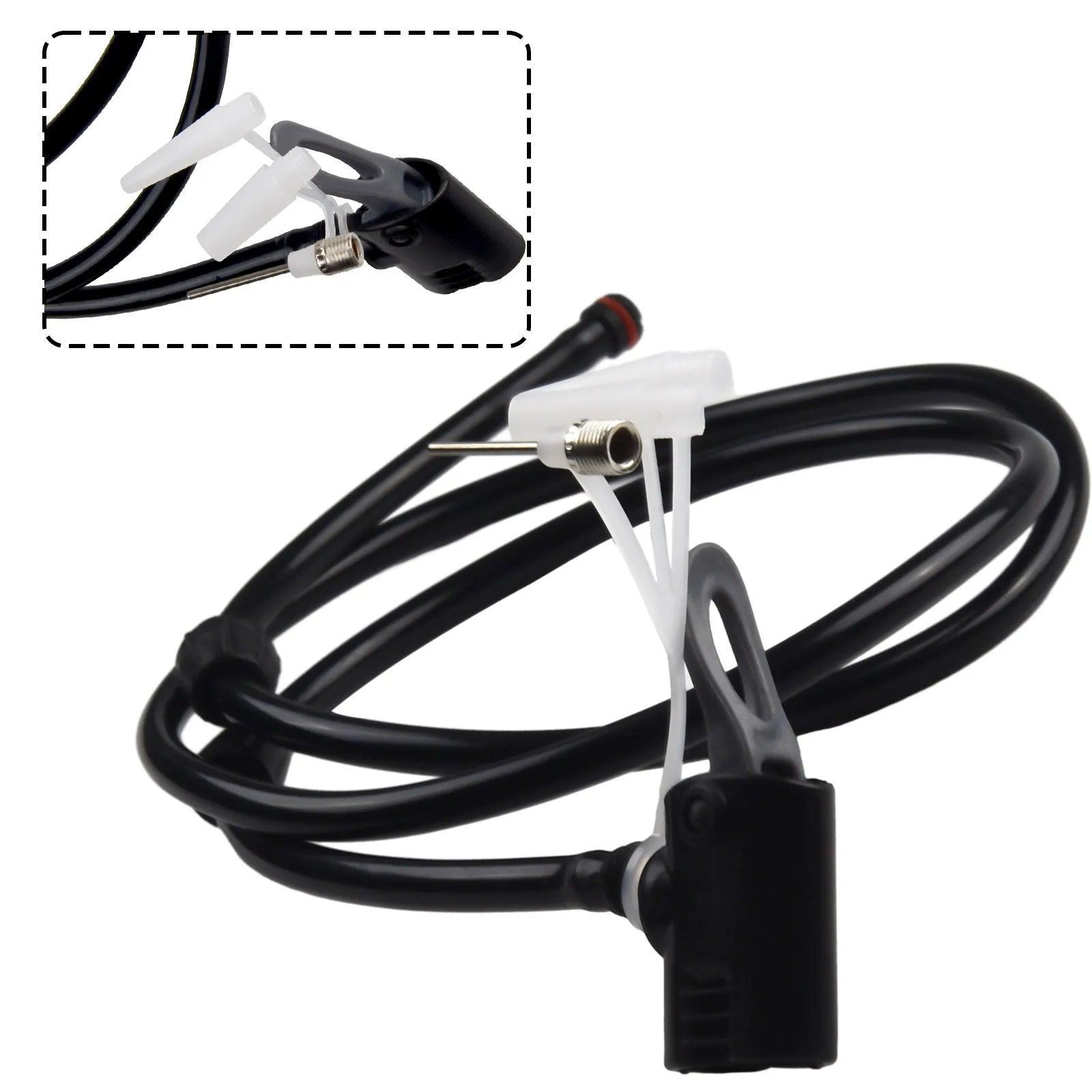 1x Bicycle Air Pump Extension Tube Pump Hot Sale Bicycle Hose Air Pump