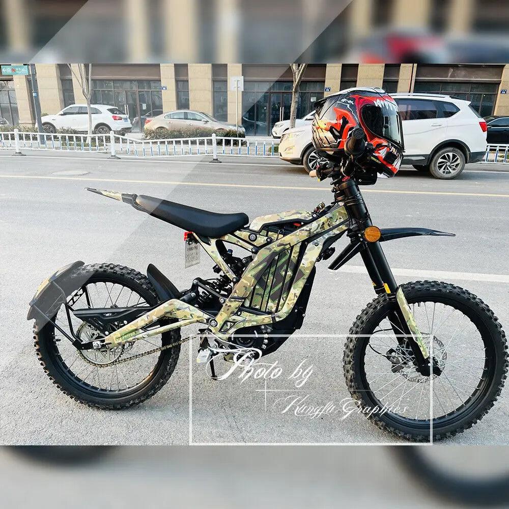 KUNGFU GRAPHICS Motorcycle Décor Camouflage Stickers Kit for Surron