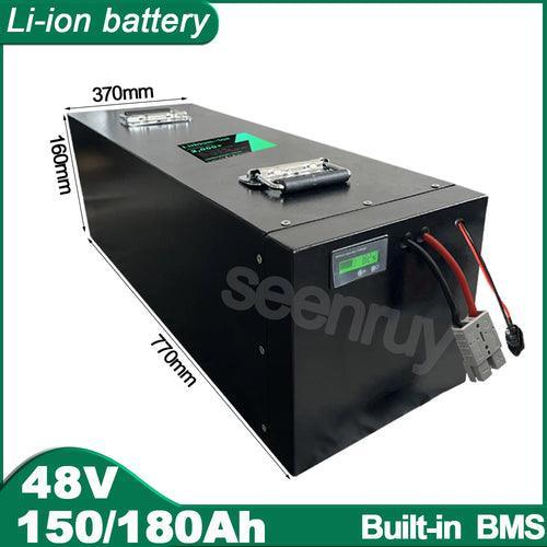 48V 150AH 180AH Li ion With Charger 200A Lithium Polymer Battery