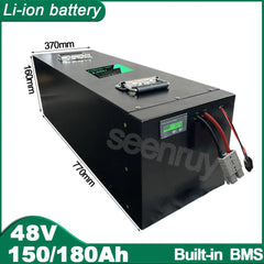 48V 150AH 180AH Li ion With Charger 200A Lithium Polymer Battery