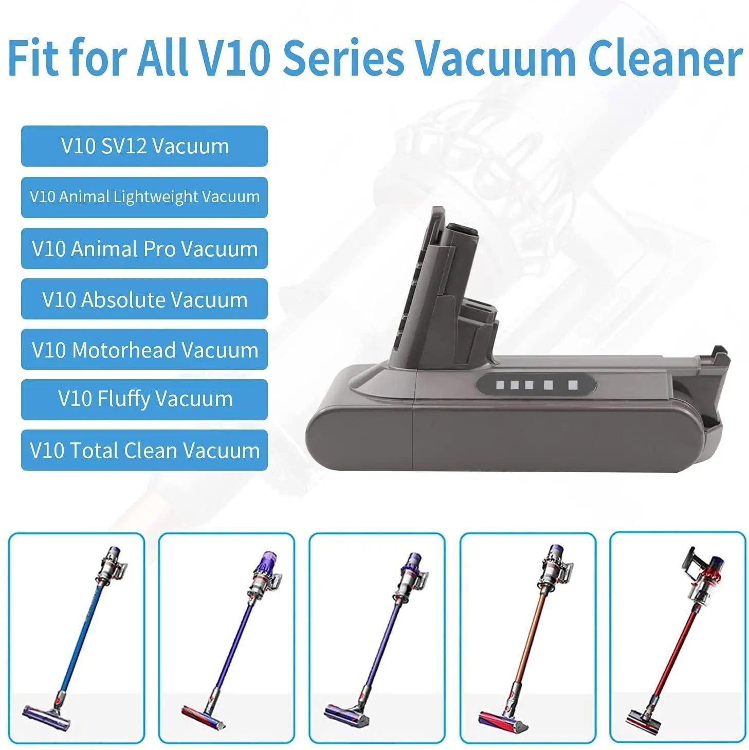V10 Replacement Battery Lithium-ion 25.2V 6000mA For Dyson V10 Cleaner