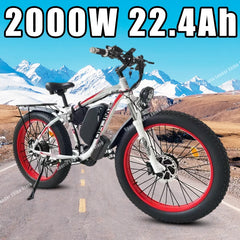 Ebike SMLRO XDC600 Pro 21 Speed Electric Bicycle 48V22.4AH 2000W Dual