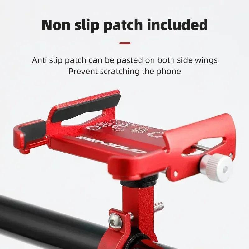 Bicycle Phone Holder 360° Rotation Aluminum Alloy MTB Bike Phone GPS