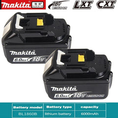 Original Makita 6Ah/5Ah//3Ah for Makita 18V Battery BL1830B BL1850B