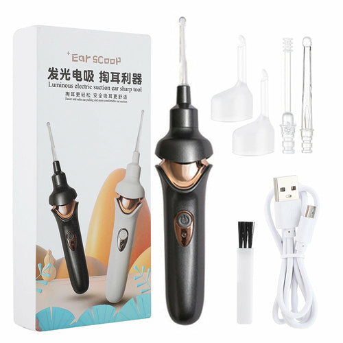 Kid Electric Ear Cordless Safe Vibration Painless Vacuum Ear Wax Pick