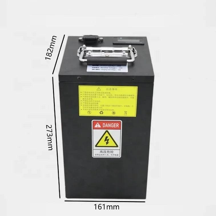 72v 40ah  Electric Scooter Battery Pack Lithium Ion Golf Battery