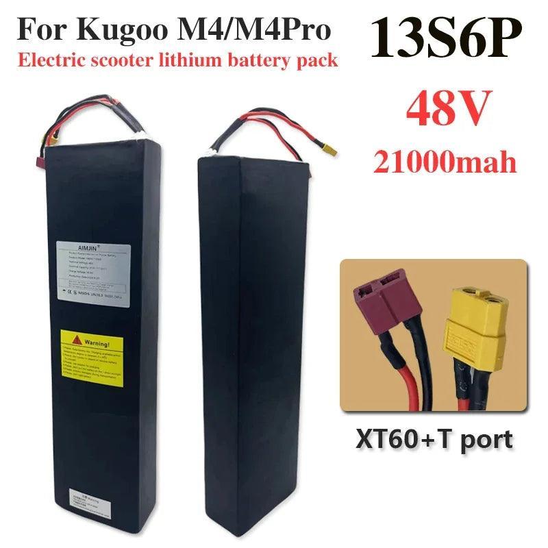 NEW 13S6P 48V 21AH High capacity Lithium Battery pack 1008Wh for Kugoo