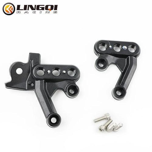 LINGQI RACING Motorcycle Foot Bracket Sur Ron Foot Pegs Bracket