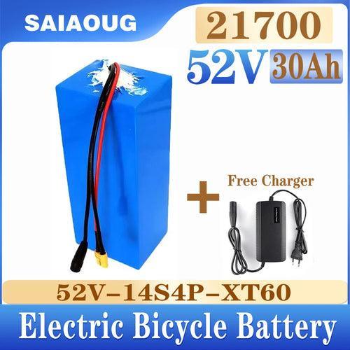 52v 21700 Li-ion Battery Pack Original Battery 20 30 35 40 45 50ah