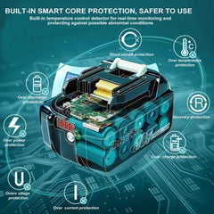 Original Makita 6Ah/5Ah//3Ah for Makita 18V Battery BL1830B BL1850B