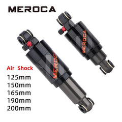 MEROCA Mountain Bike Air Shock Absorber 125mm/150mm/165mm/190mm/200mm