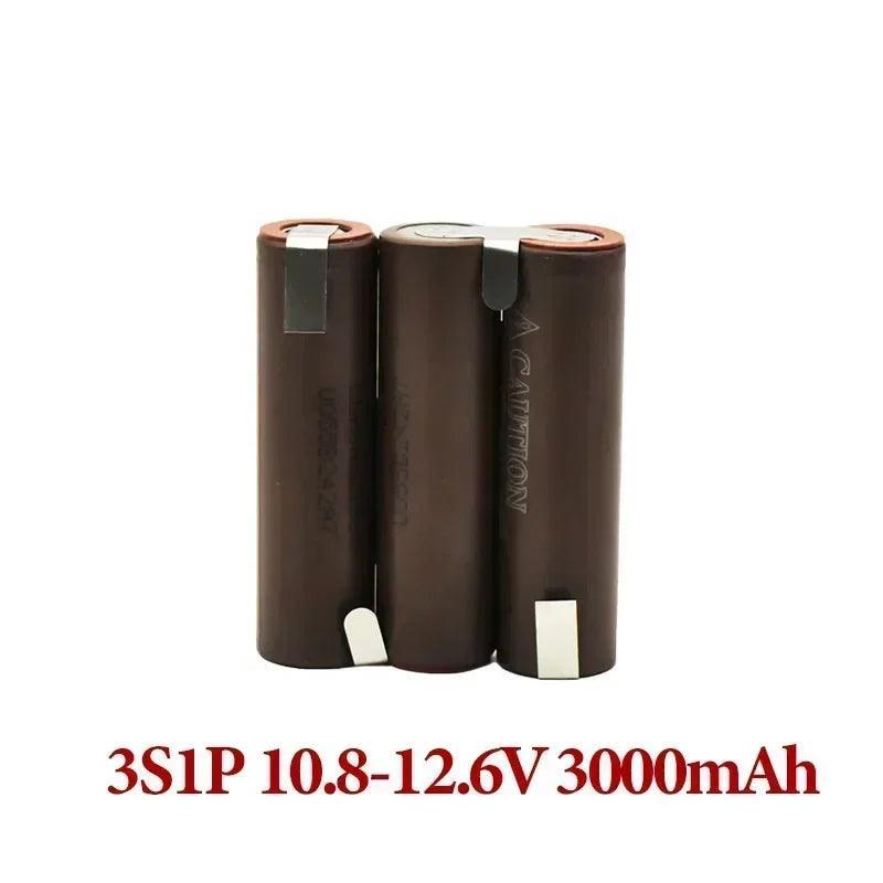HG2 18650 3000mAh 6000mAh 20amps 3S 4S 5S 6S 8S 7.4V 12.6V 14.8V 18V