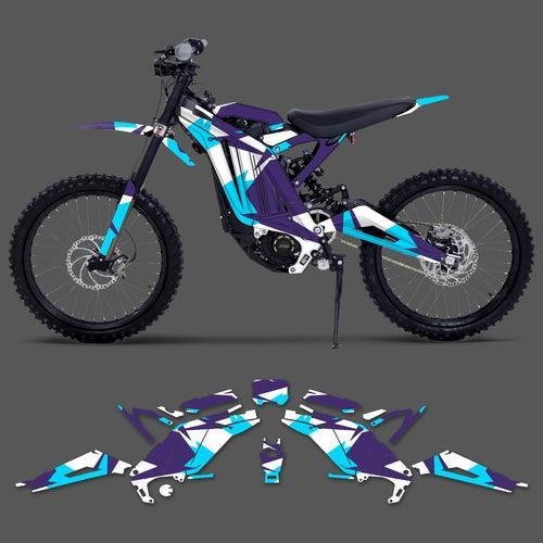 PowerZone Custom Team Graphics Background Stickers Kits For Surron