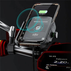 Aluminum Motorcycle Phone Holder Mount Moto Bicycle Handlebar Bracket