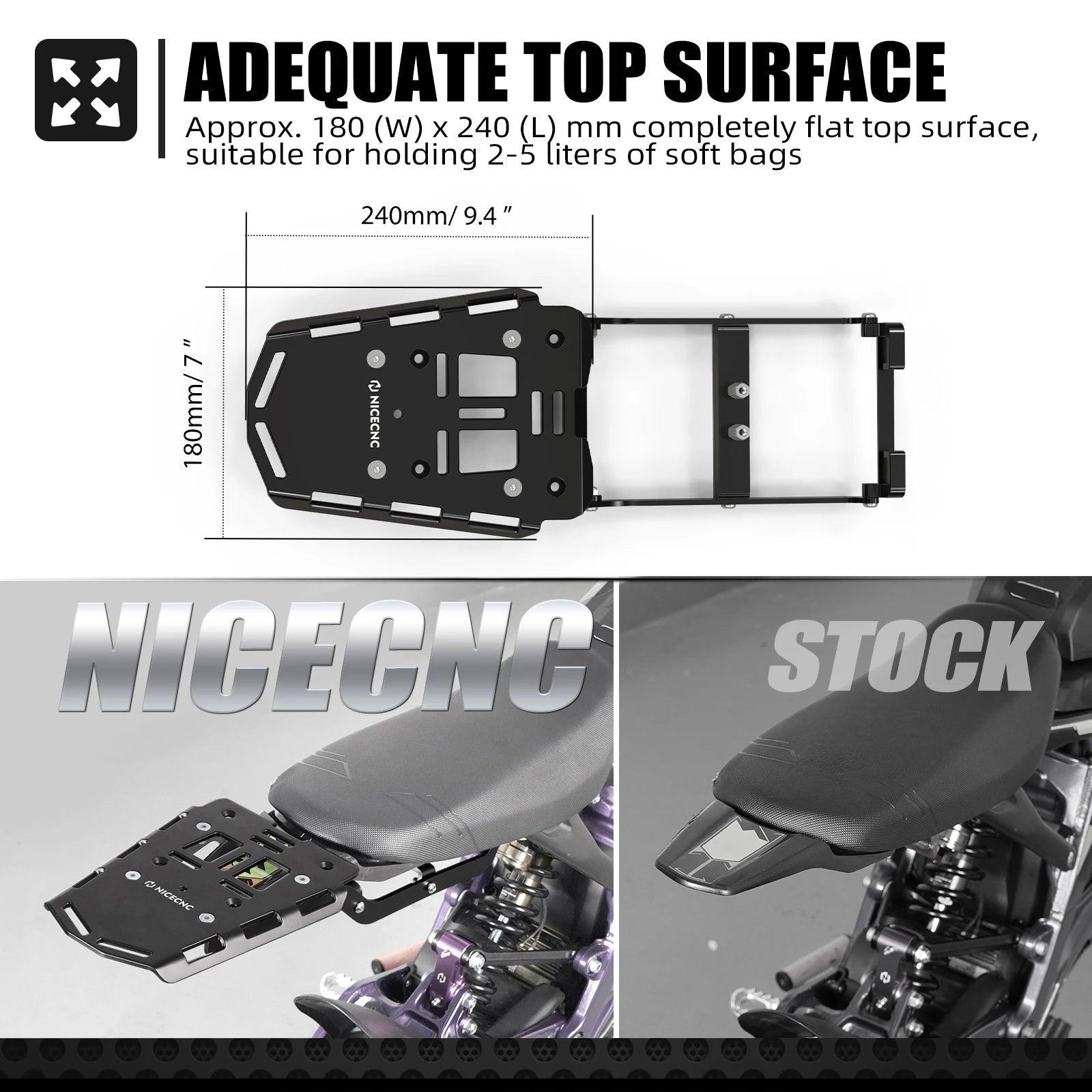 For Surron light bee X Rear Luggage Rack Kit For SUR-RON light bee S