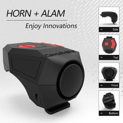 Bike Electronic Horn Bell USB Rechargeable Bicycle Handlebar Cycling