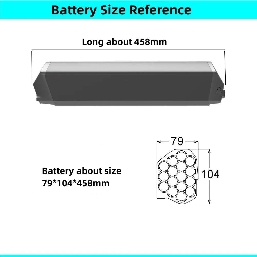 Starter Saber Plus Max Ebike Battery Replace Upgrade 36V 20Ah 22.4Ah