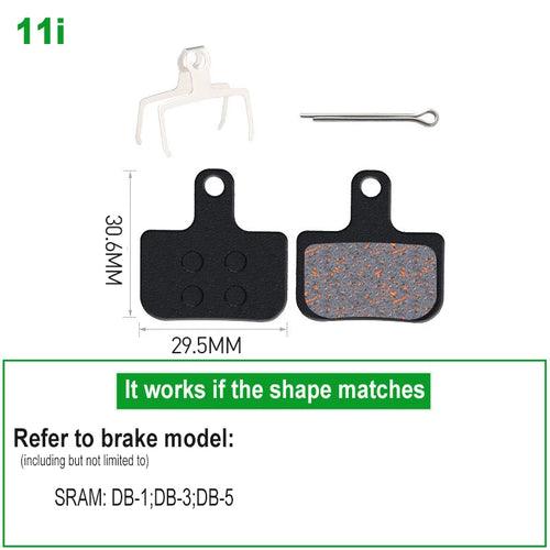 1 Pair Bicycle Disc Brake Pads Semi-Metallic Hydrauli Disc Brake Pad