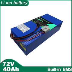72V 40AH Li-ion With Charger 50A 80A 100ALithium Polymer Battery