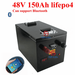 2pcs waterproof Lifepo4 48v 150AH battery bluetooth BMS for 4800w