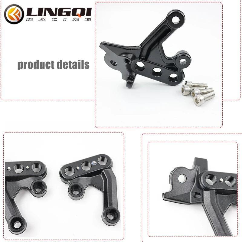 LINGQI RACING Motorcycle Foot Bracket Sur Ron Foot Pegs Bracket