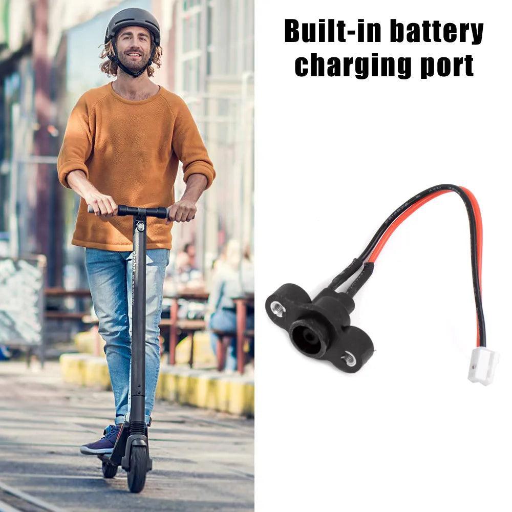 Electric Scooter Power Charging Cable Port for Ninebot Es1 Es2 Es3 Es4