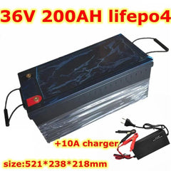 waterproof lithium 36V 200AH lifepo4 battery for 3000W Photovoltaic