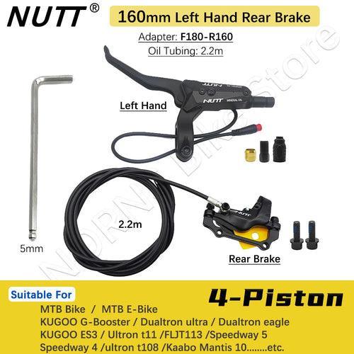 NUTT 4 Piston Y-5 Electric E-Bike Scooter Disc Brake Hydraulic Bicycle