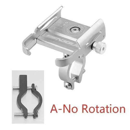 Bicycle Phone Holder 360° Rotation Aluminum Alloy MTB Bike Phone GPS
