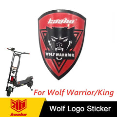 Official Original Kaabo Wolf Warrior Logo Sticker Badge Accessories