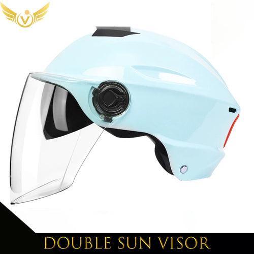V Electric Scooter Helmet Summer Vespa Chopper Motorcycle Helmets