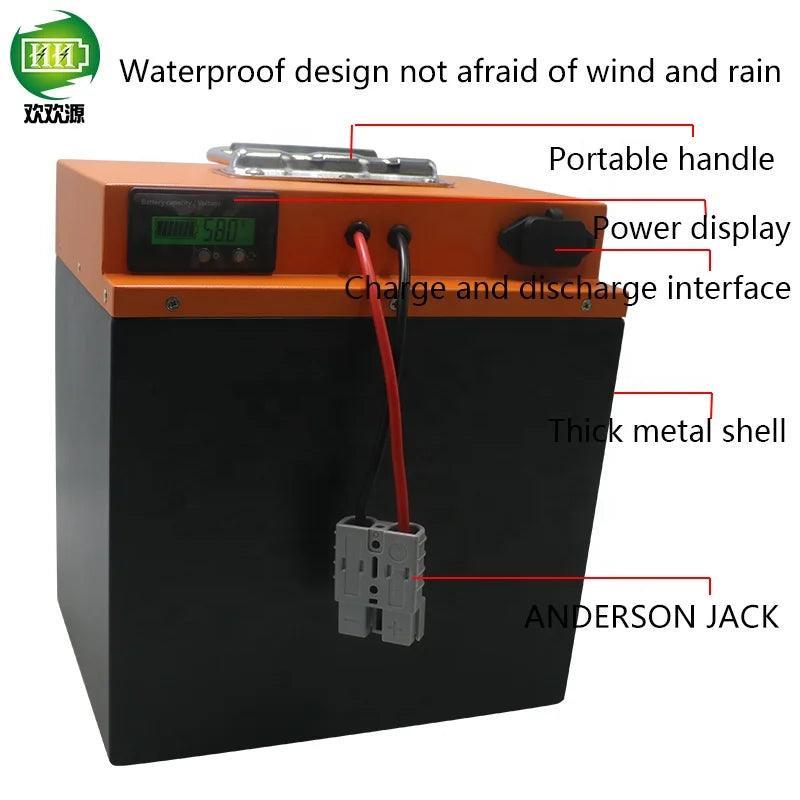 rechargeable li-ion battery 55ah 50ah 48v nmc lithium batteries fast