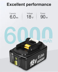 18V 6.0Ah Powerful Replacement For Makita Compatible Makita Battery
