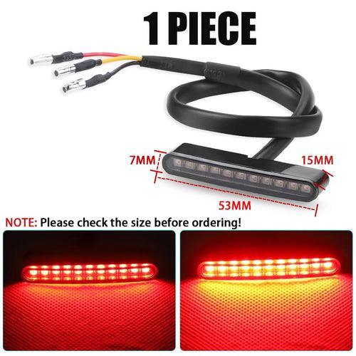 Motorcycle Tail Light LED Motorbike Rear Brake Lamp Stop Brake Light